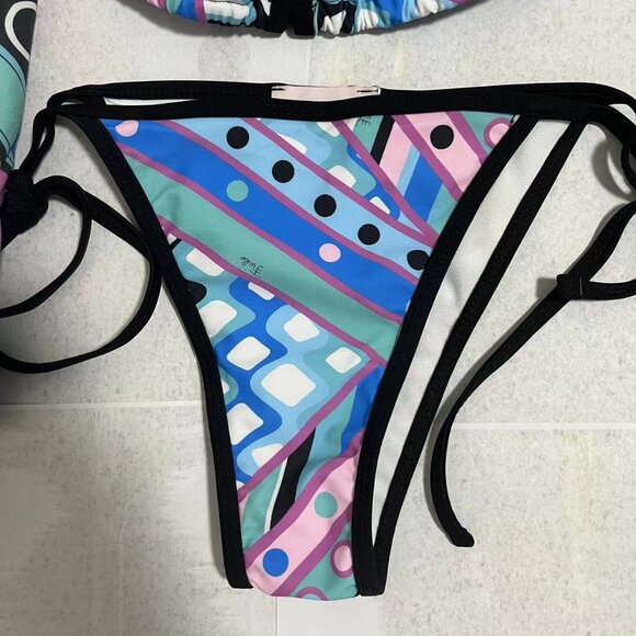 Emilio Pucci Blue and Pink Bikini Set - Picture 3 of 4